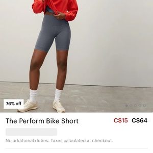 NWT Everlane Bike Short - Medium